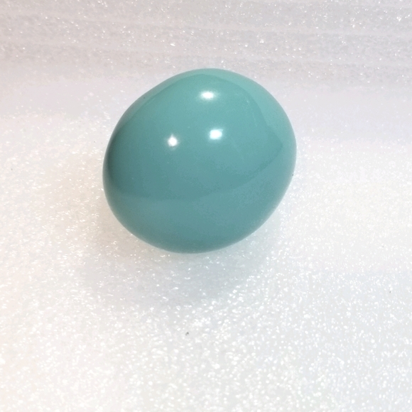 Seafoam Green Resin Mushroom Ring Size 8.5 - Picture 8 of 11